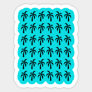 BLACK Palm Pattern Sticker